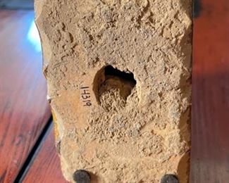 Antique Ming Dynasty Green Glazed Funerary Furniture Money Chest Chinese 4.5x5.5x3in HxWxD