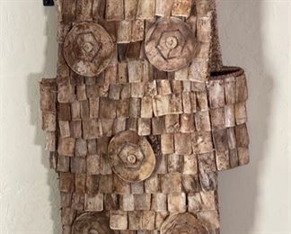 Antique Sulawesi Toraja Bone Armor Cuirass 30x20in