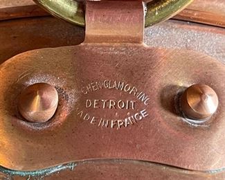 Kitchen Glamor Inc Detroit France Hammered Copper Mixing Bowl 4.5in H x 10.25in Diameter