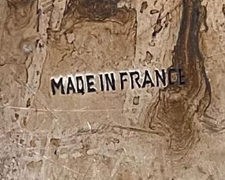 Vintage Copper Tinned 6.5in Saucepan Made in France Pot 3.25x6.5x12.5in<BR>Dia: 6.5in