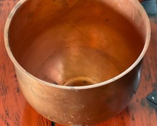 Atlas Copper Mixing Bowl 7in H x 8.25in Diameter