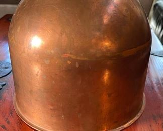 Atlas Copper Mixing Bowl 7in H x 8.25in Diameter