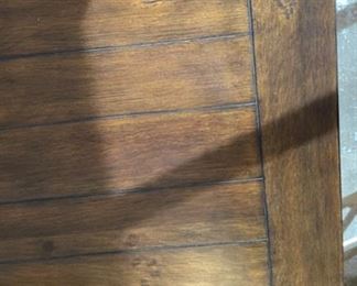 Riverside Trestle Table w/ 6 Chairs 30x42x80in HxWxD