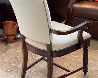 Riverside Trestle Table w/ 6 Chairs 30x42x80in HxWxD