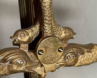 Maco Braga Vintage Brass Figural Balance Scale 23x19x7in HxWxD