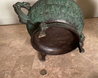 Chinese Style Ice Bucket Modern James Mont Style 10x13.5x9in HxWxD