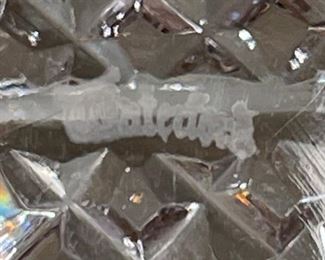 Waterford Phoenix Suns Crystal Basketball Paperweight 3in Diameter