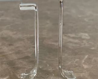 1pc Tiffany & Co Crystal Glass Number 1 Made in Belgium 4in H