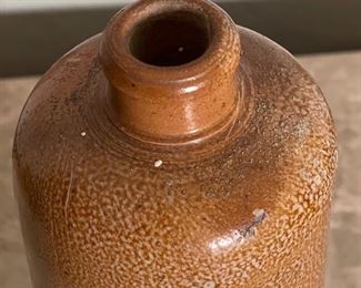 Antique Unmarked Stoneware Bottle 11.75in H x 3.25in Diameter