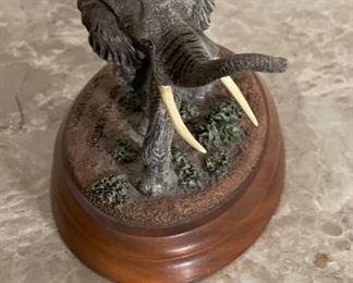 1978 Norman Neil Deaton Elephant Smithsonian 4.5x4x7in