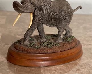 1978 Norman Neil Deaton Elephant Smithsonian 4.5x4x7in