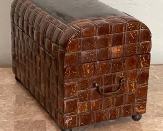 Maitland-Smith Stone Tile Chest Box 10.25x15.5x9in D HxWxD