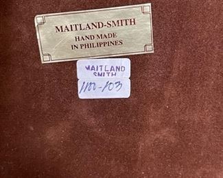 Maitland-Smith Stone Tile Chest Box 10.25x15.5x9in D HxWxD