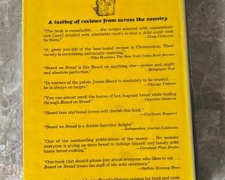 *Signed* James Beard Beard on Food 2nd Edition Book 9.5x6.5in