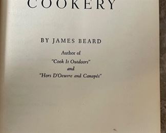 *Signed* James Beard Fowl & Game Cookery 1st Edition Book 8.25x5.25in