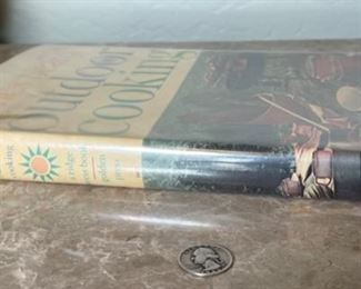 *Signed* James Beard Treasury of Outdoor Cooking 1st Edition Book 12x8.75in