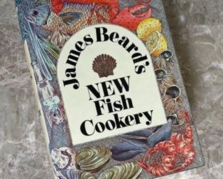 *Signed* James Beard Beard’s New Fish Cookery 1976 Edition Book 8.5x6in