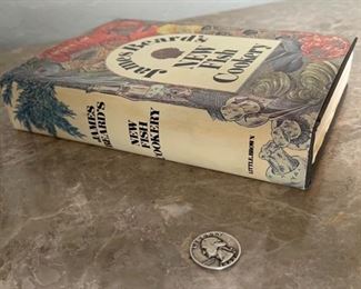 *Signed* James Beard Beard’s New Fish Cookery 1976 Edition Book 8.5x6in