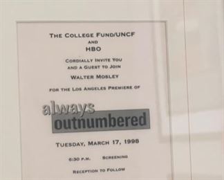 Laurence Fishburne Always Outnumbered Premier Ticket Montage 30.35x16.75in