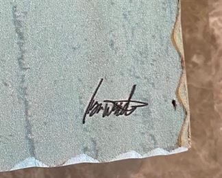 On My Way Bird Clock Lisa Weedn 20x14in