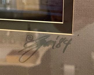 Christopher Egan Framed Photograph San Francisco Painted Ladies 16 x 20