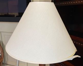 AS-IS Rustic Wrought Iron Floor Lamp 62in H x 19in Diameter