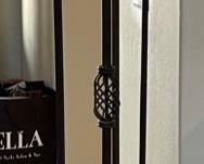 Heavy Wrought Iron Torchiere Floor Lamp 67in H x 17 x 17 HxWxD