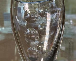Waterford Crystal Metra Triton 8in Vase in Box 8x5.5x4.25in HxWxD