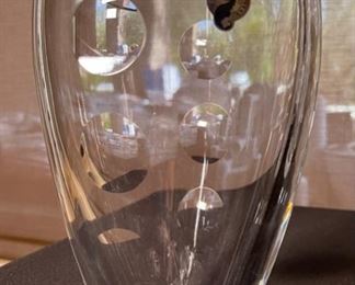 Waterford Crystal Metra Triton 8in Vase in Box 8x5.5x4.25in HxWxD