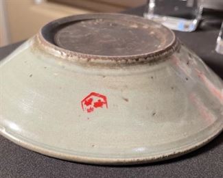 Antique Ming Dynasty Chinese Dish/Bowl SWATOW POTTERY 2in H x 8.5in Diameter