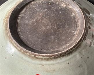 Antique Ming Dynasty Chinese Dish/Bowl SWATOW POTTERY 2in H x 8.5in Diameter