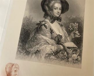 Antique 2 Volume Woman in France During The Eighteenth Century Kavanagh Vol 1&2 10.25x7.25