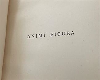 Animi Figura John Addington Symonds 1882 Book 6.75x4.5in