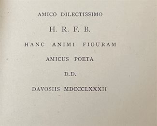 Animi Figura John Addington Symonds 1882 Book 6.75x4.5in