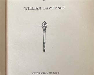 Roger Wolcott William Lawrence 1902 Book 7.5x5.25