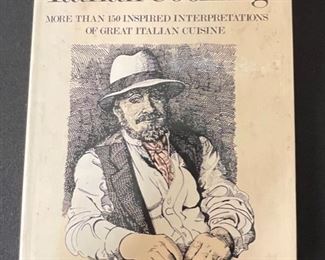 *Signed* Alfredo Viazzis Italian Cooking 1st Edition Book 9.5x6.5in