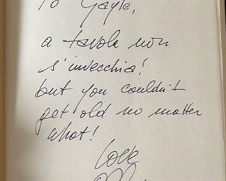 *Signed* Alfredo Viazzis Italian Cooking 1st Edition Book 9.5x6.5in