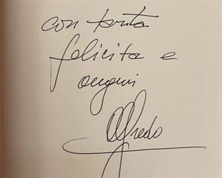 *Signed* Alfredo Viazzi Cucina e Nostalgia 1st Edition Book 9.5x6.75in