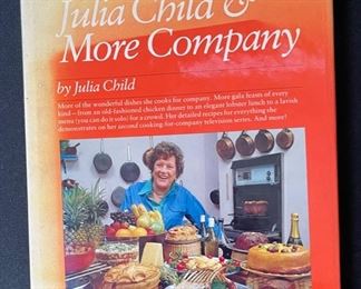 *Signed* Julia Child & More Company 1st Edition Book 11.25x9in