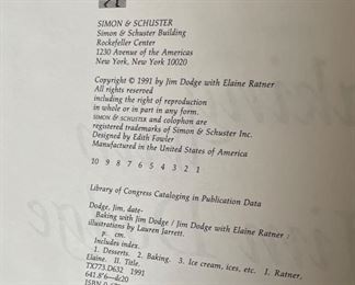 *Signed* Baking With Jim Dodge 1st Edition Book 11.25x9in