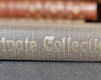*Signed* Baking With Jim Dodge 1st Edition Book 11.25x9in
*Signed* Private Collection 1st Edition Cook Book Junior League of Palo Alto 9.5x6.5in