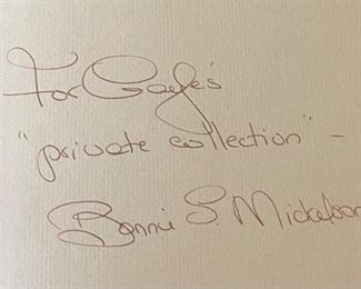 *Signed* Private Collection 1st Edition Cook Book Junior League of Palo Alto 9.5x6.5in