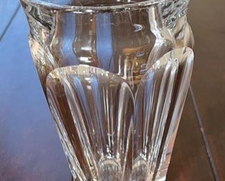 Baccarat Tallyrand Nelly Crystal Bud Vase 6.75in H x 4.25in Diameter at top