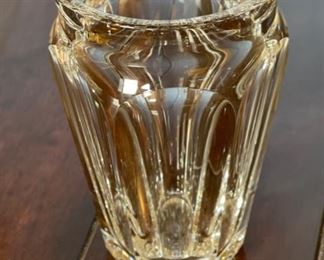Baccarat Tallyrand Nelly Crystal Bud Vase 6.75in H x 4.25in Diameter at top