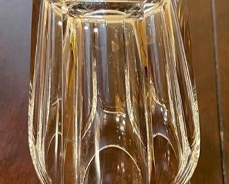 Baccarat Tallyrand Nelly Crystal Bud Vase 6.75in H x 4.25in Diameter at top