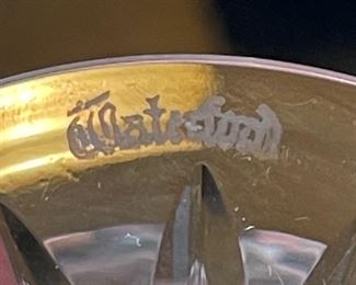 6pc Waterford Crystal Lismore 12 Oz Brandy Glasses Snifter 5in H x 2.75in Diameter at top