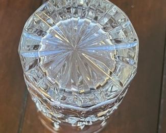2pc Waterford Crystal Lismore Highball Glasses Flat Base 5.75in H x 3in Diameter at top