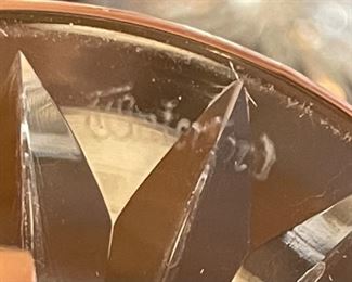 4pc Waterford Crystal Lismore Water Goblet Glasses 7in H x 3.5in Diameter at top