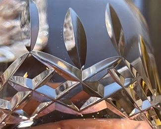 3pc Waterford Crystal Lismore Old Fashioned Glasses 3 3/8 in H x 3.25in Diameter