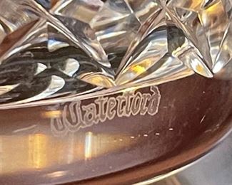 3pc Waterford Crystal Lismore Old Fashioned Glasses 3 3/8 in H x 3.25in Diameter